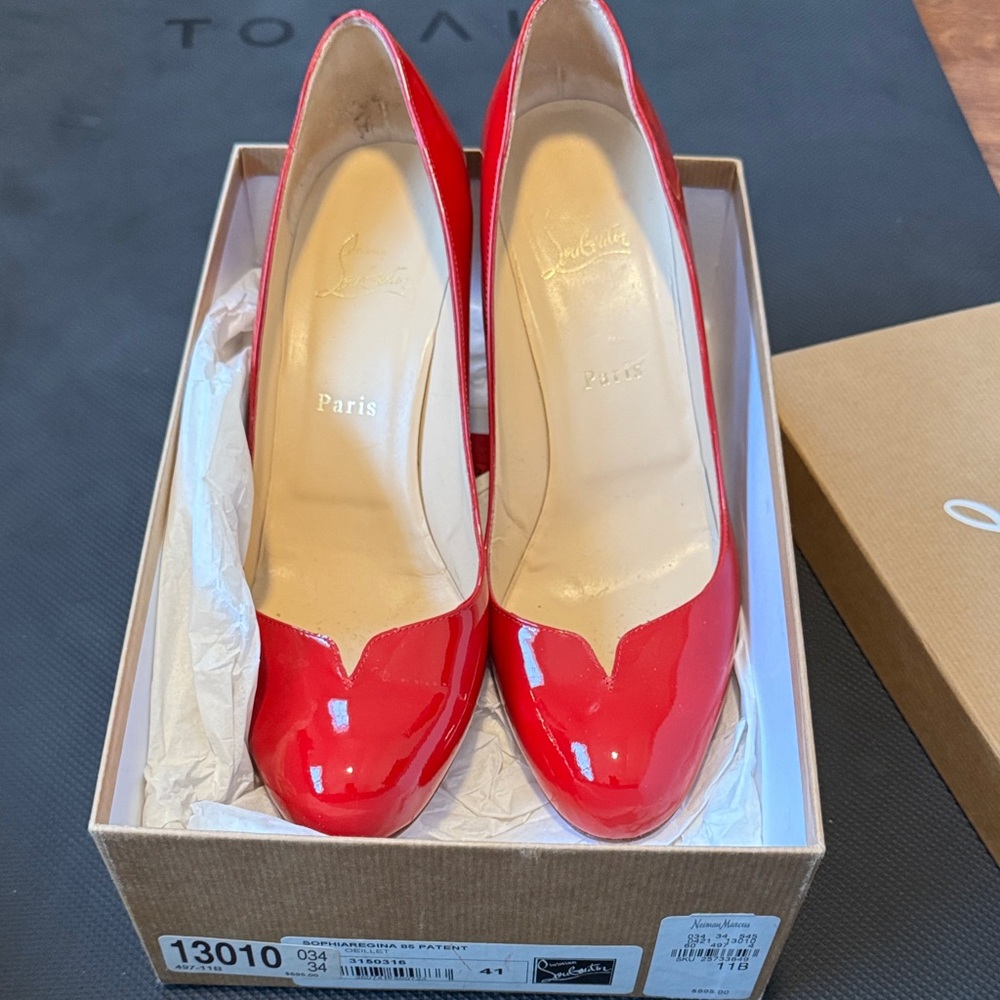 Christian Louboutin Vibrant Red Heels